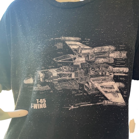 Star Wars T-65 X-Wing Fighter Graphic T-Shirt Size XL - Picture 6 of 8